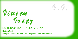 vivien iritz business card